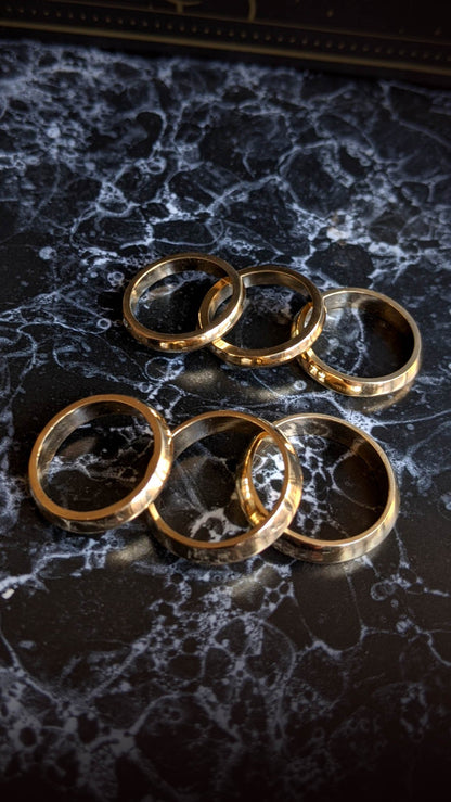 Syrio Knife Edge Brass Ring - Ready to Ship