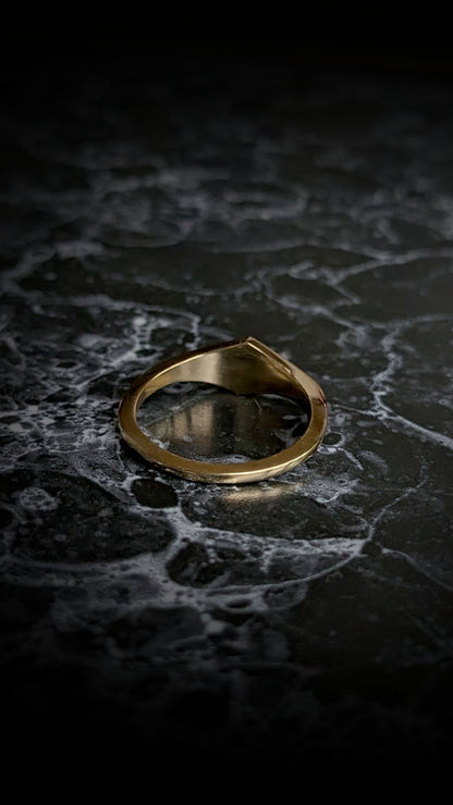 Star Flare Signet Ring