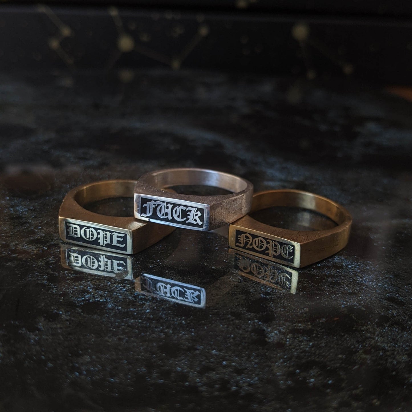DOPE Text Signet - Ready to Ship