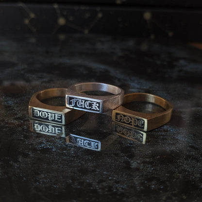 DOPE Text Signet - Ready to Ship