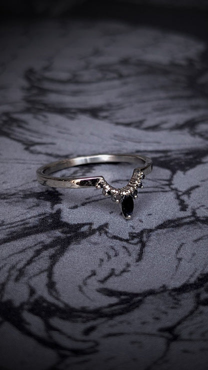 Tiara Marquise and Diamond Contour Band
