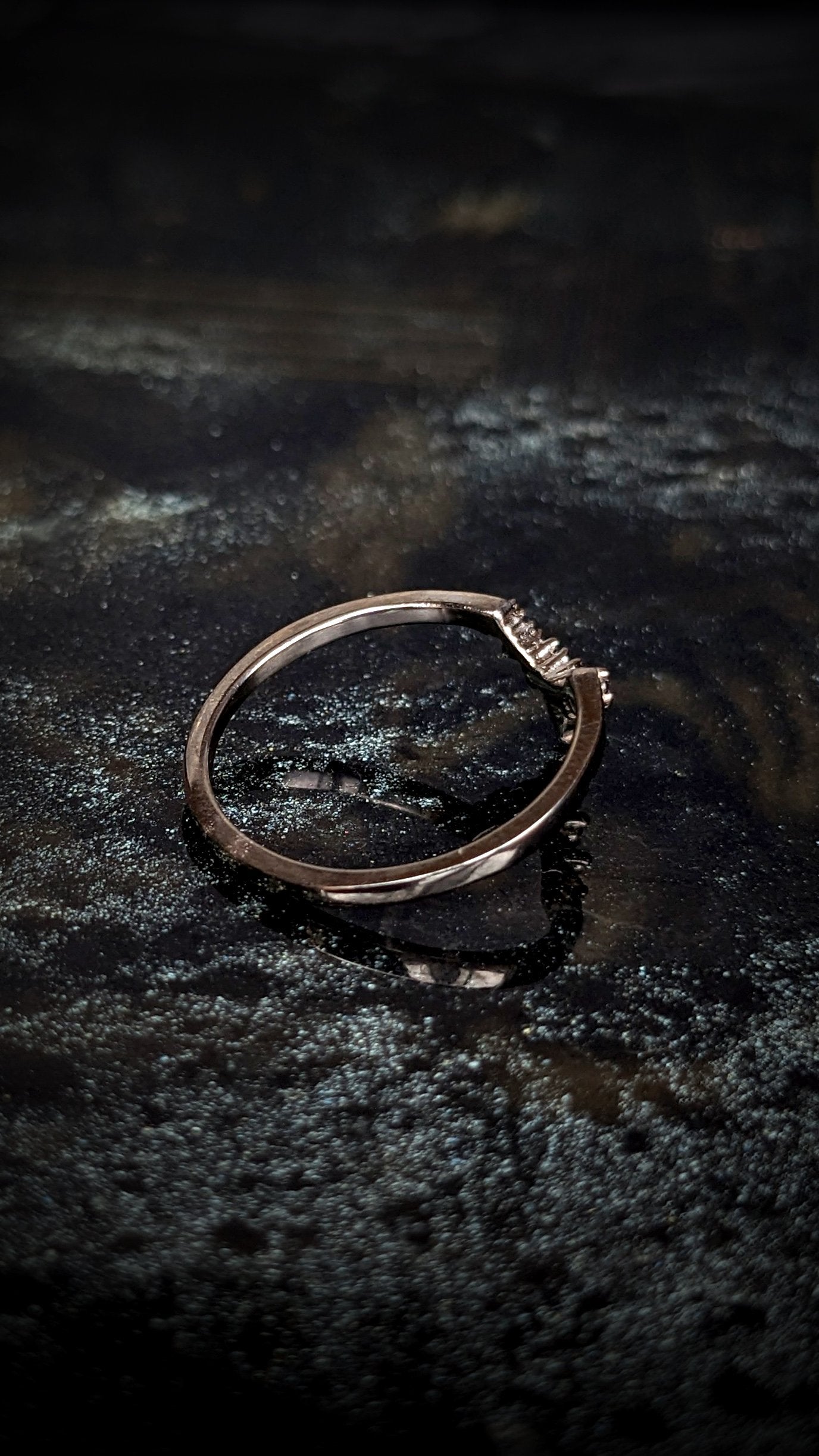 Tiara Marquise and Diamond Contour Band