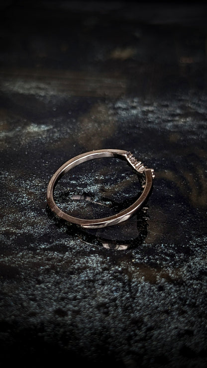 Tiara Marquise and Diamond Contour Band