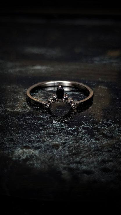 Tiara Marquise and Diamond Contour Band