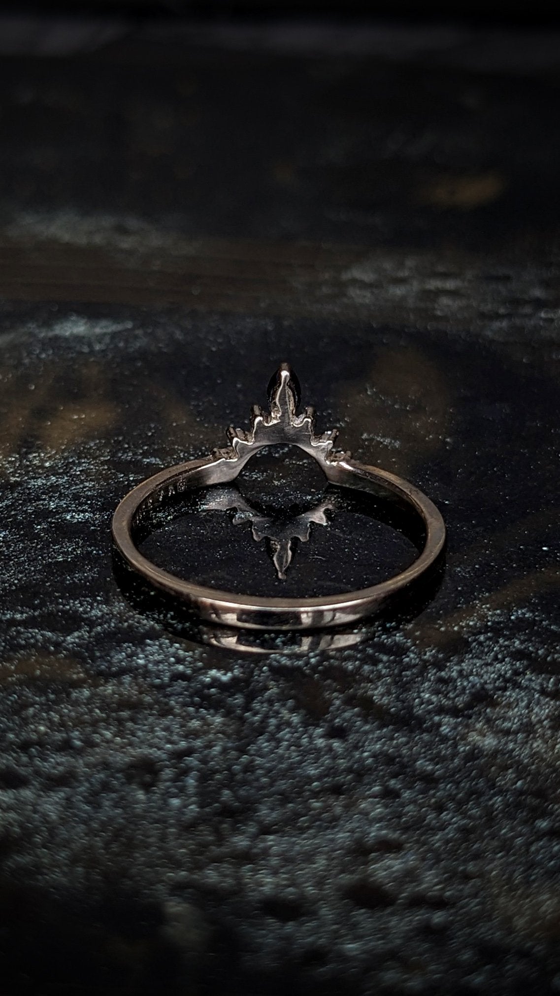 Tiara Marquise and Diamond Contour Band