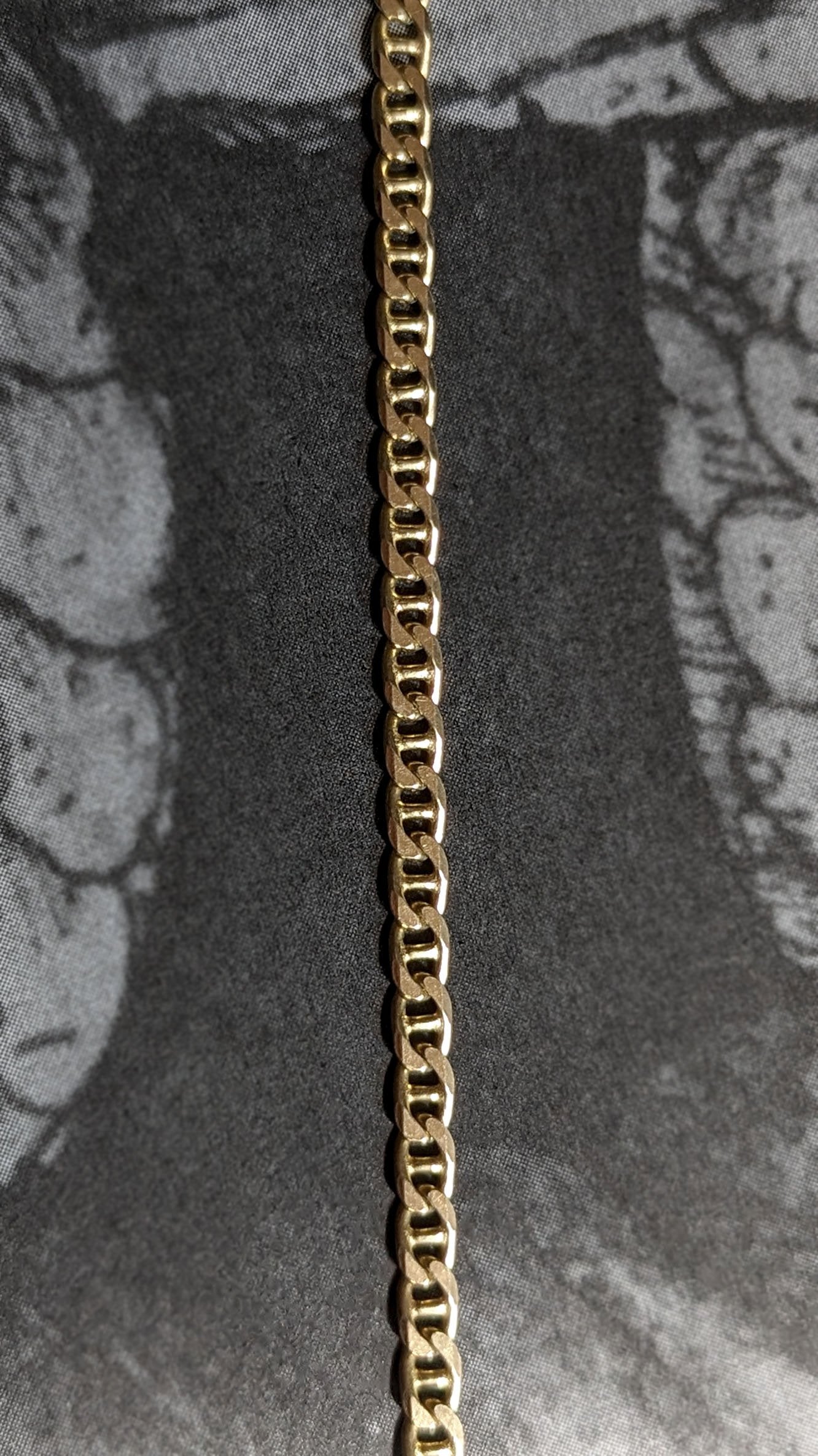 Vintage Gold Anchor Chain