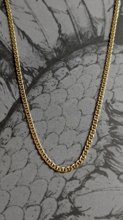 Vintage Gold Anchor Chain