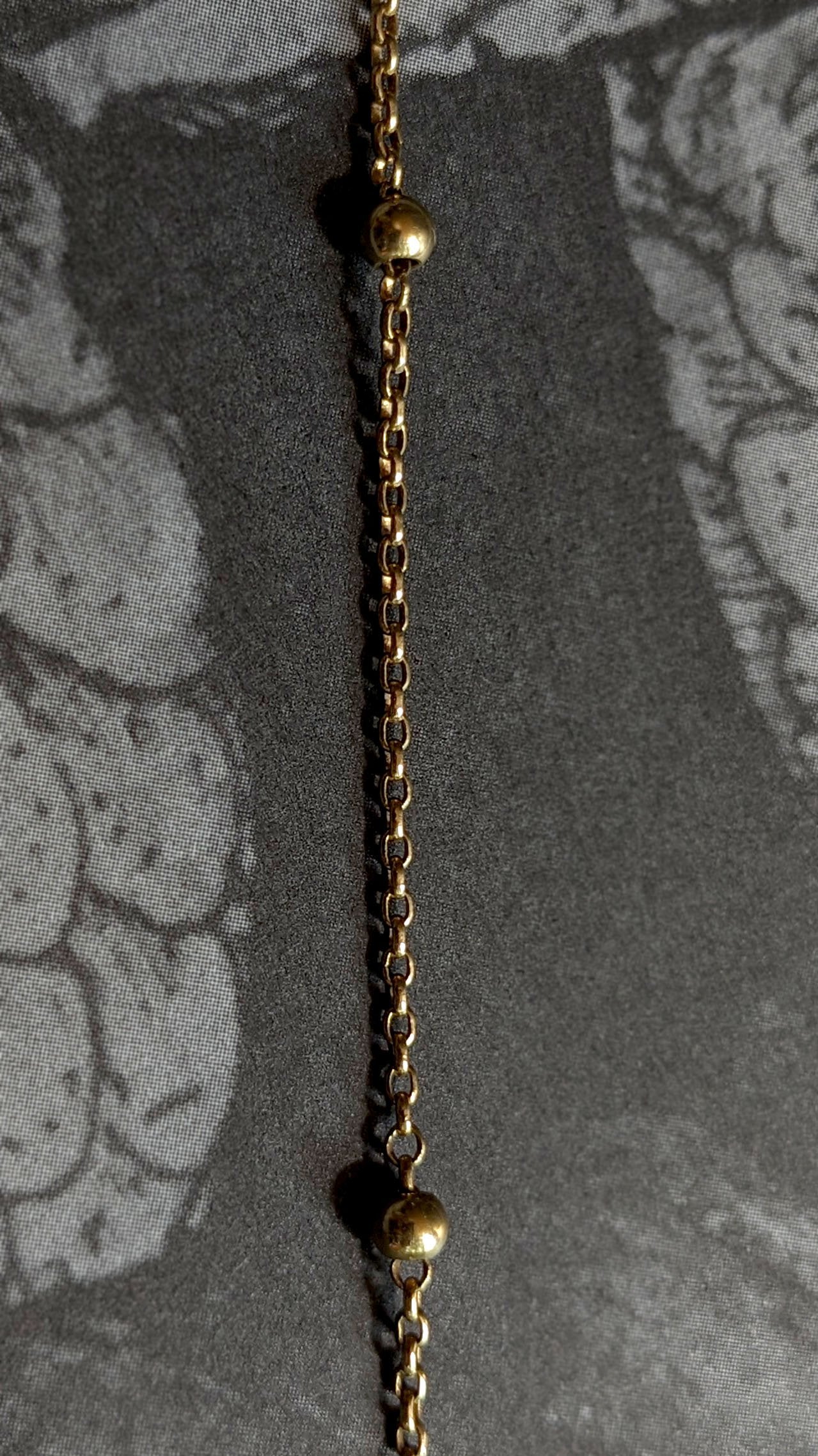 Vintage Gold Ball Chain