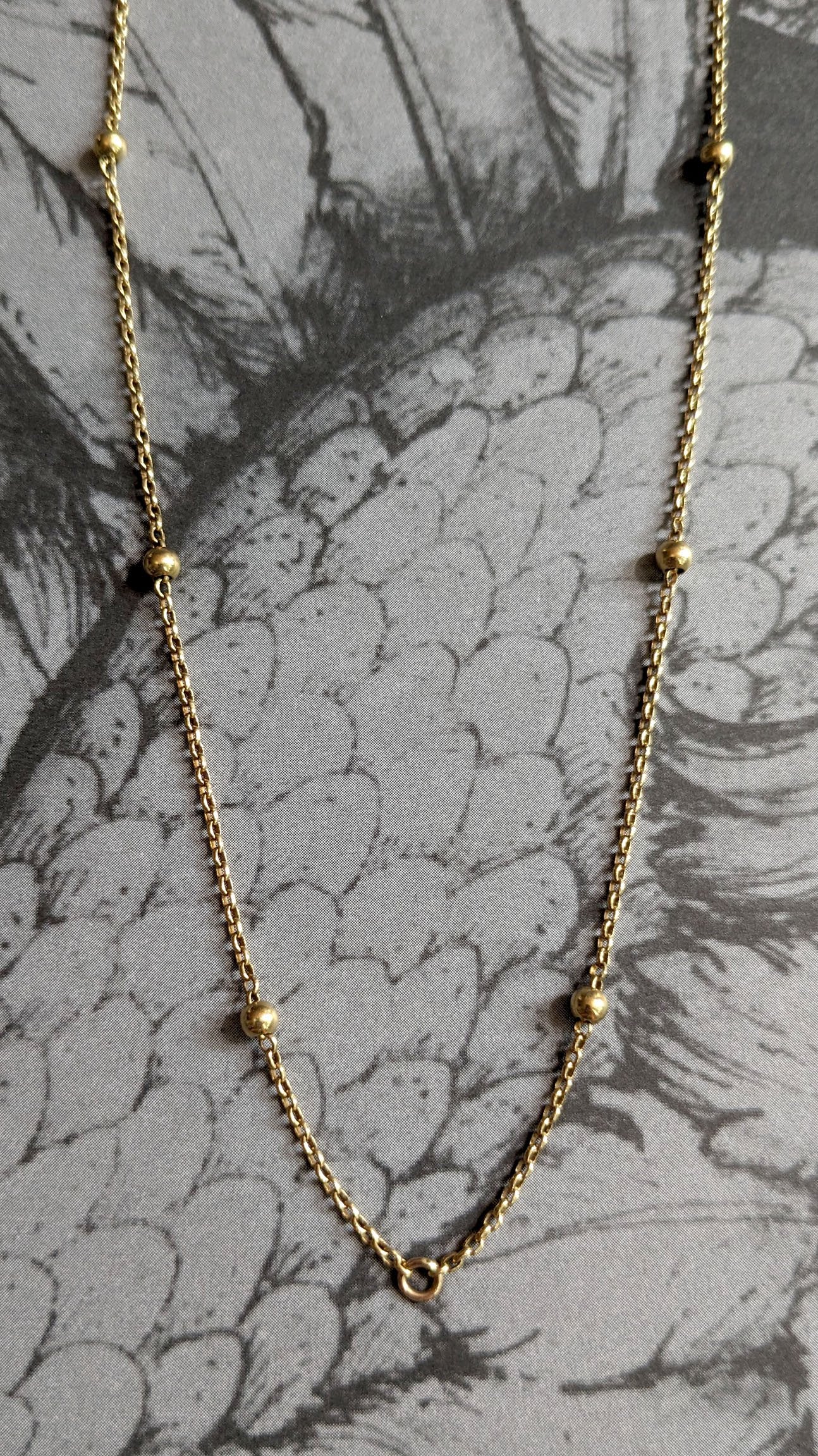 Vintage Gold Ball Chain