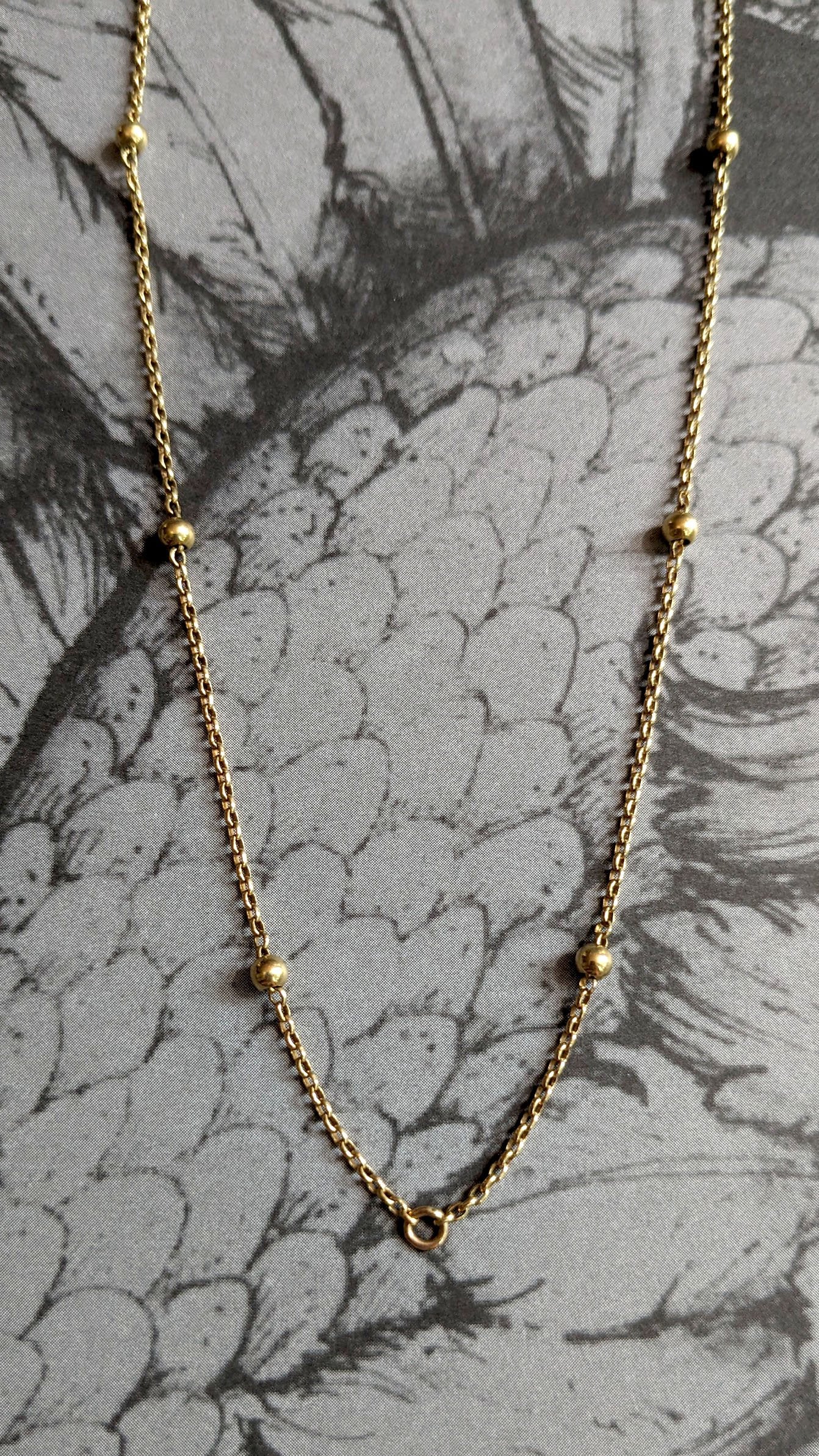 Vintage Gold Ball Chain