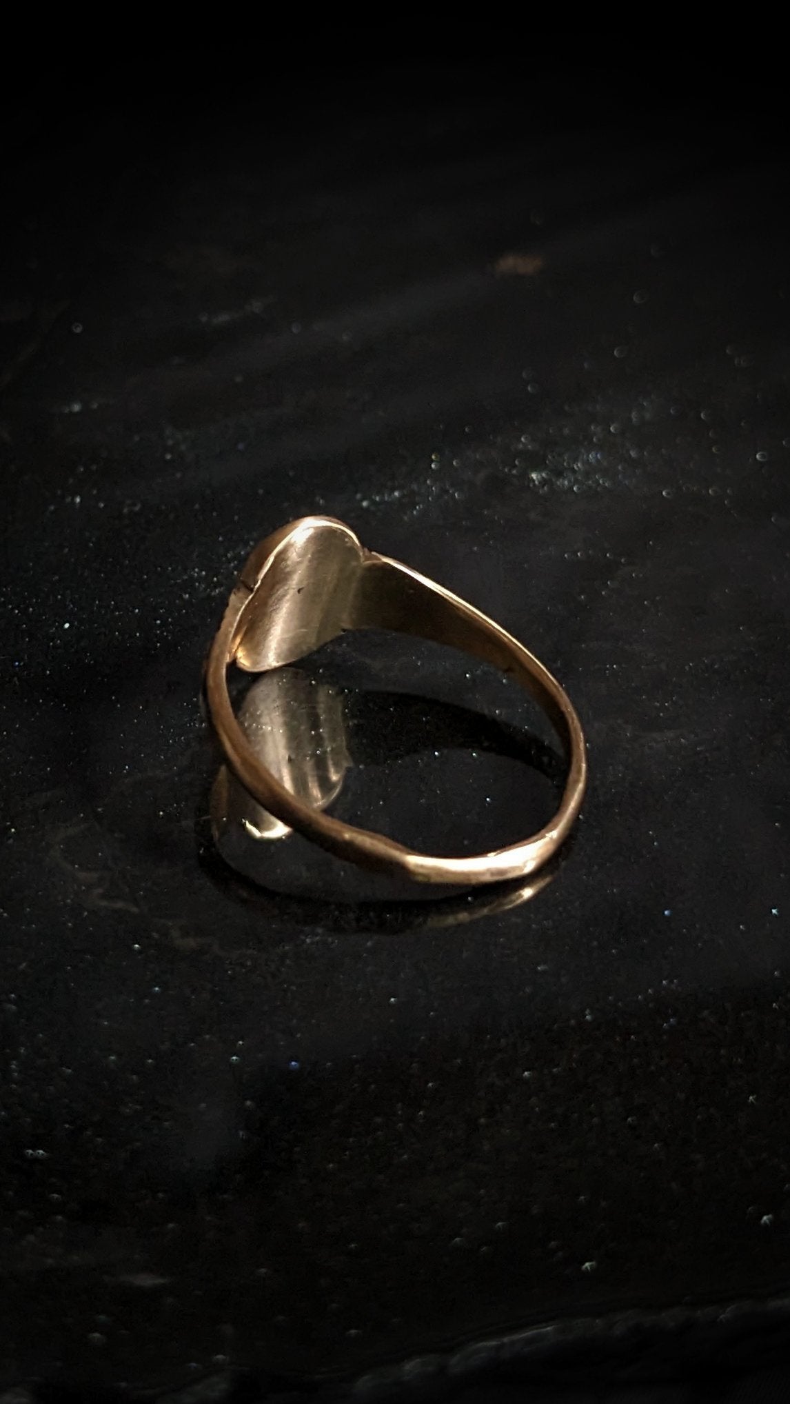Vintage Style Oval Signet Ring