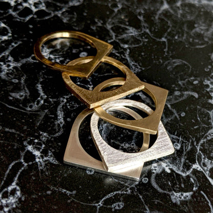 XL Skinny Stacking Brass Ring - Ready to Ship