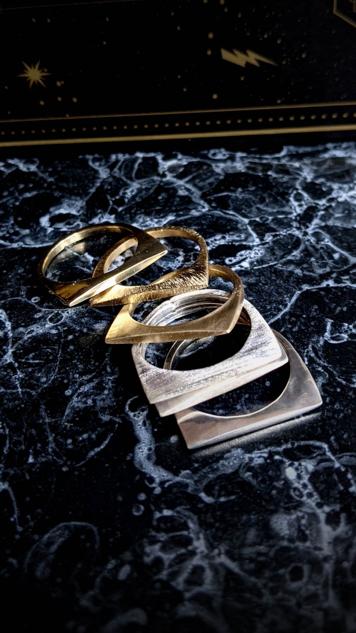 XL Tapered Skinny Stacking Ring - Ready to Ship
