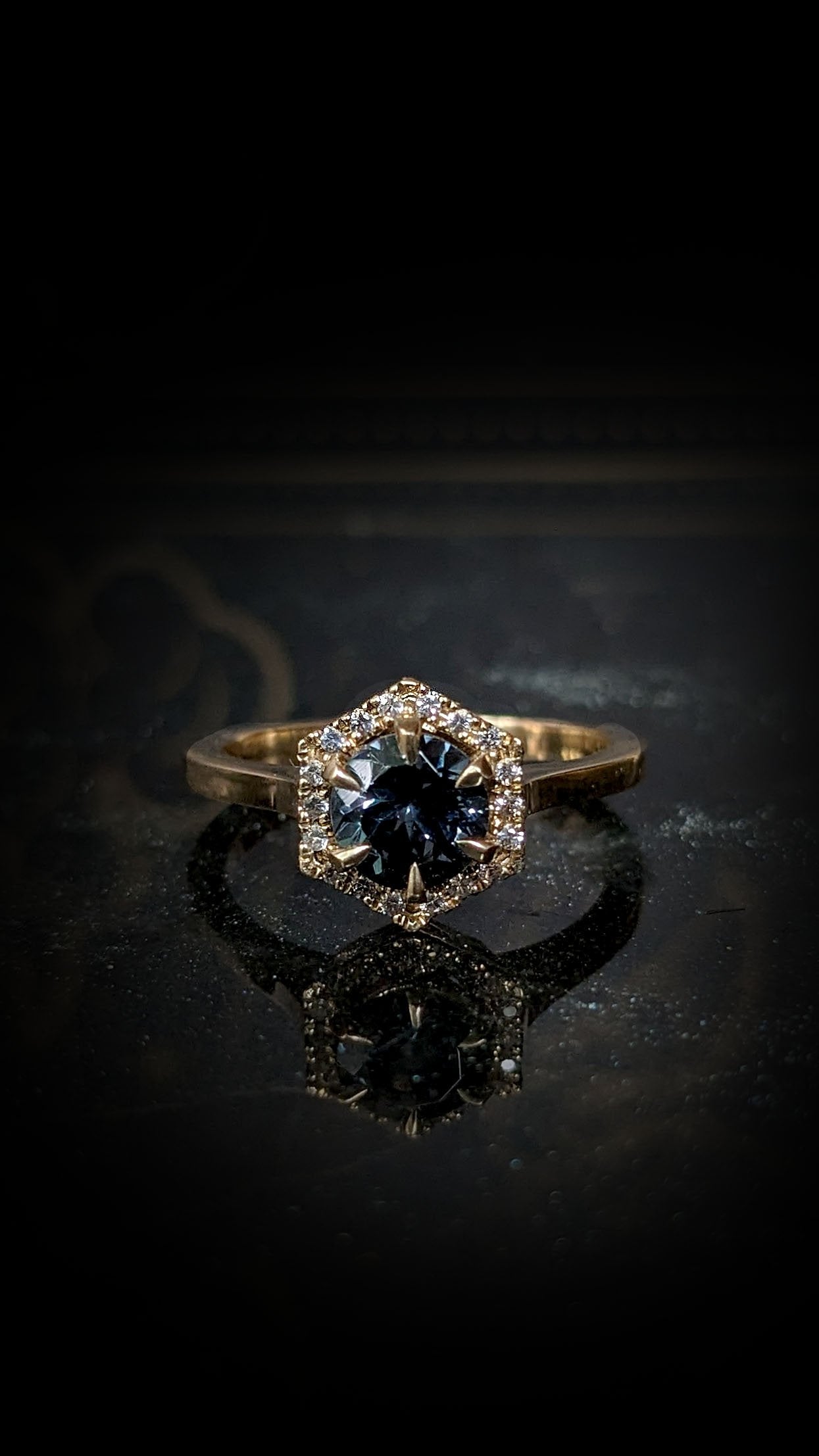 Yvaine Grey Spinel Halo