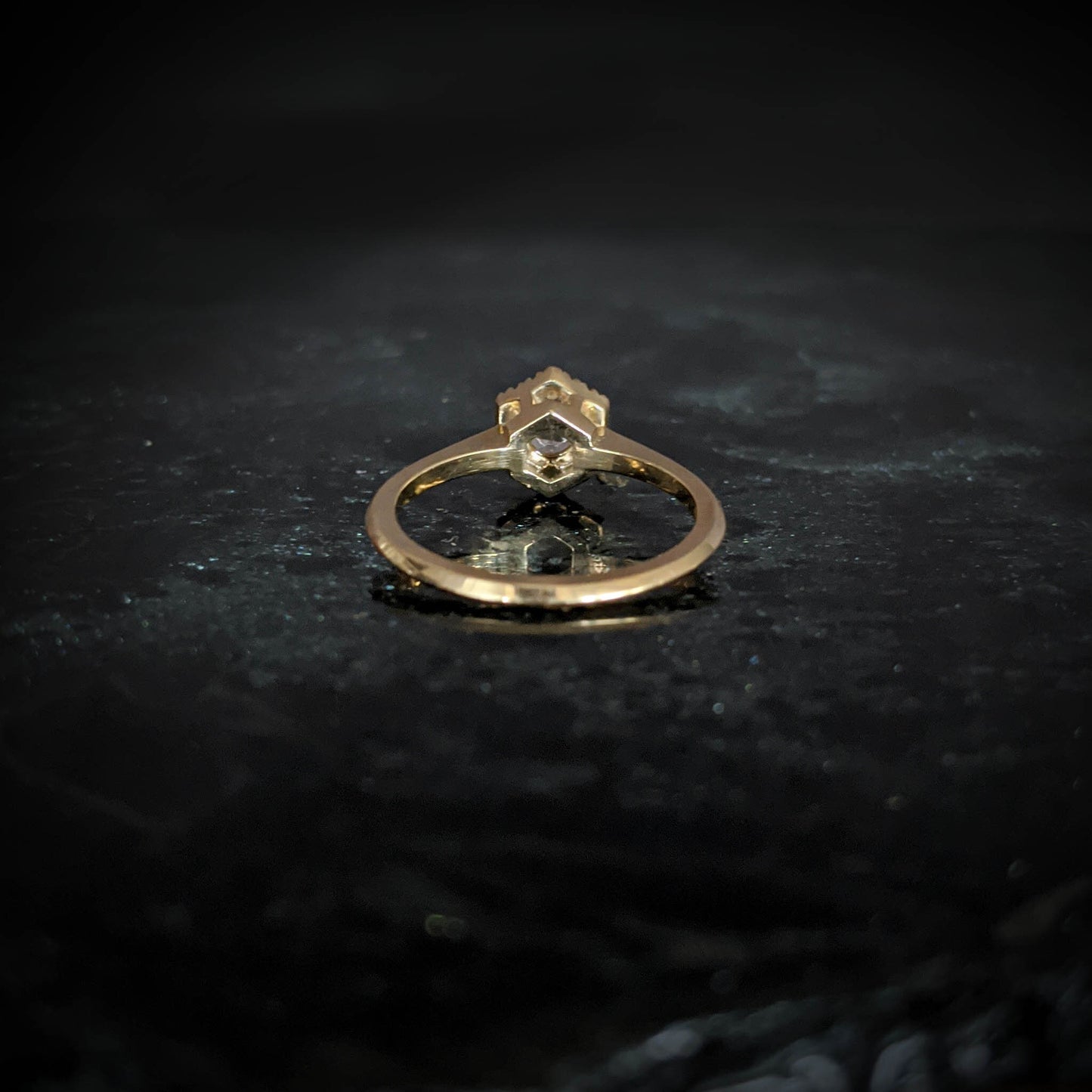 Yvaine White Sapphire Halo