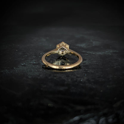 Yvaine White Sapphire Halo