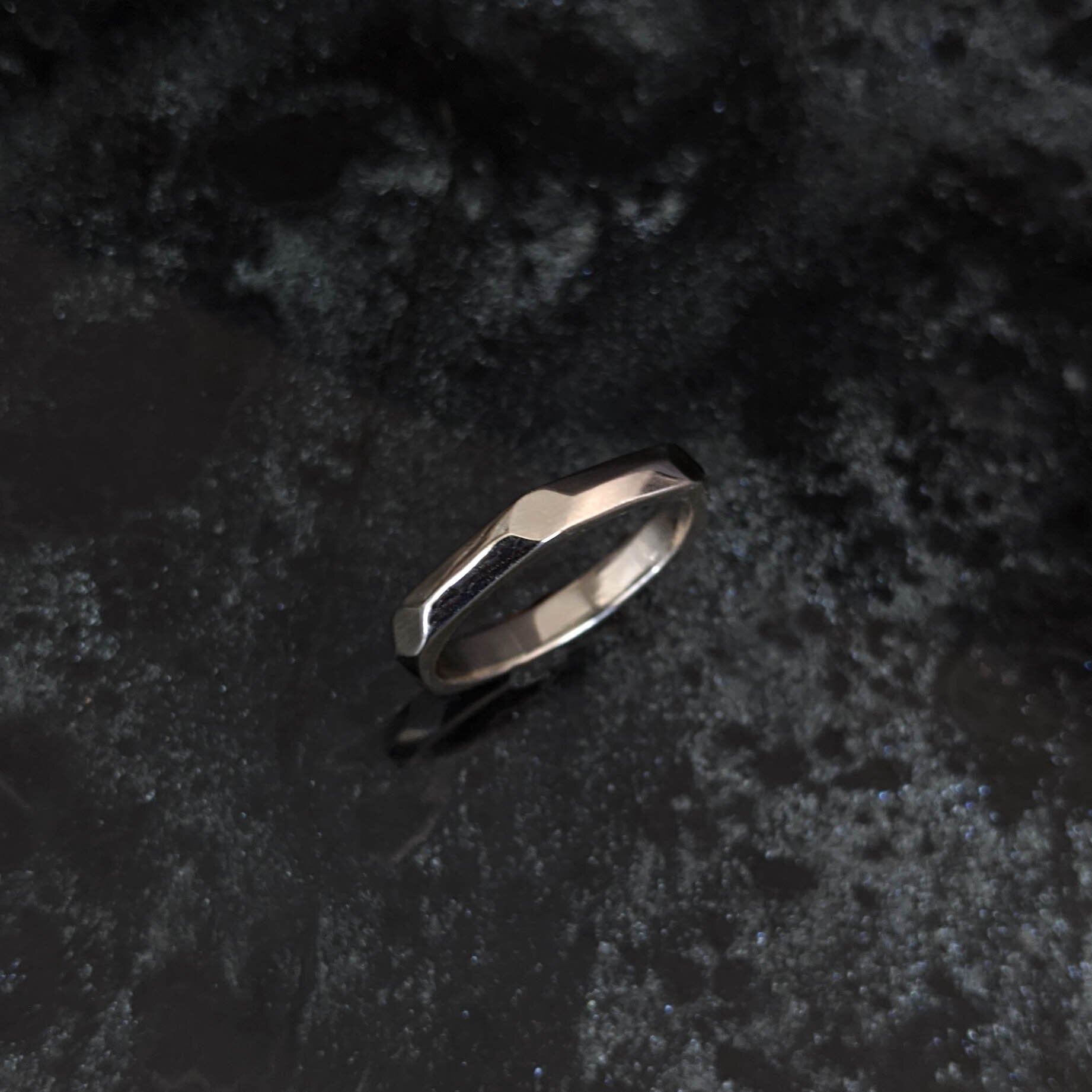 Zuko Soft Hex Faceted Band - Build Your Own