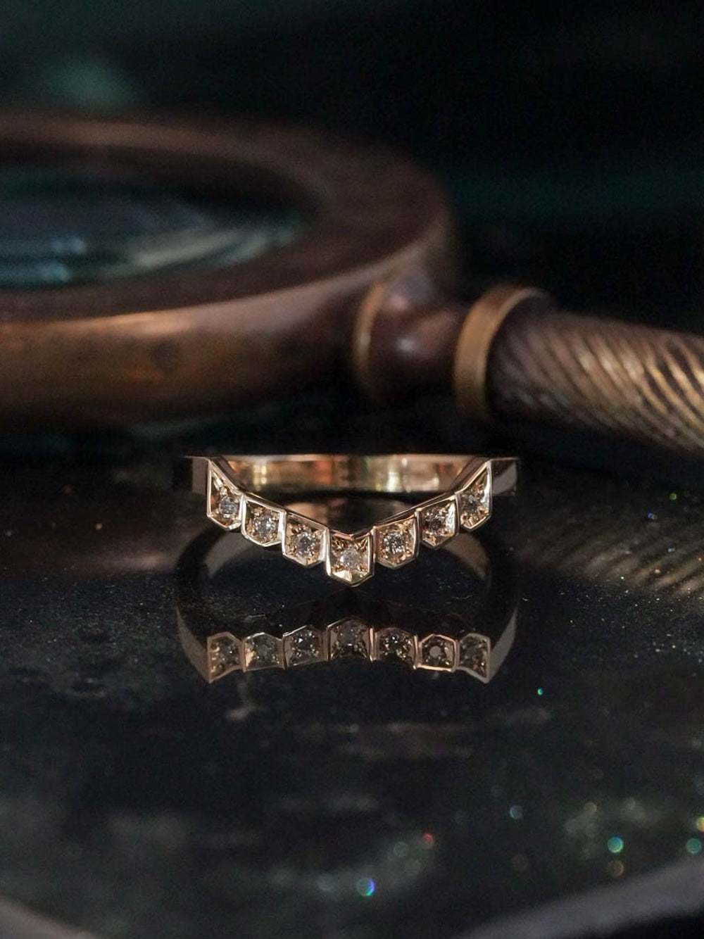 Adriel Stepped Contour Band