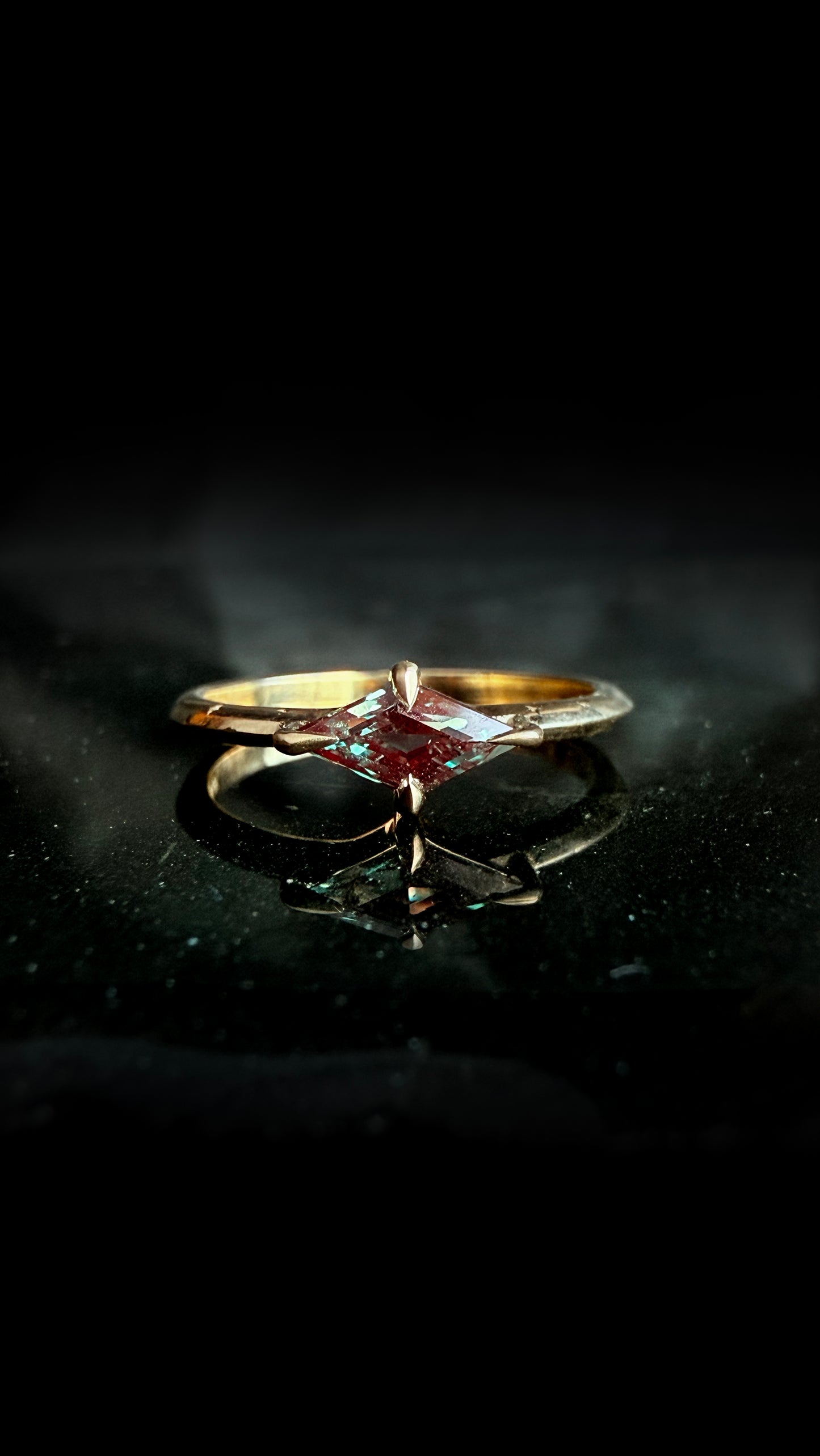 Olenna Alexandrite Kite Ring