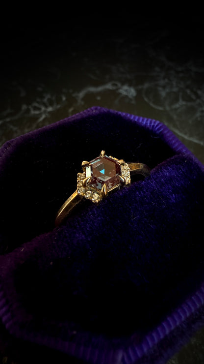 Ursa Hex Alexandrite Ring