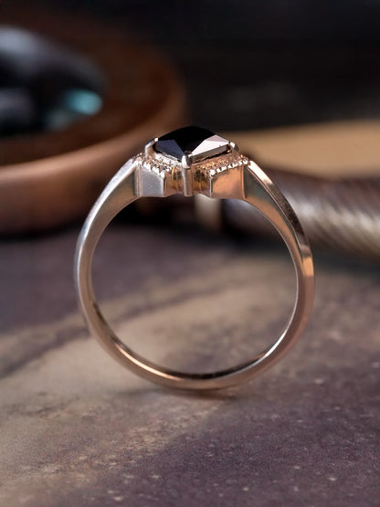 Andromeda Black Diamond Chevron Halo