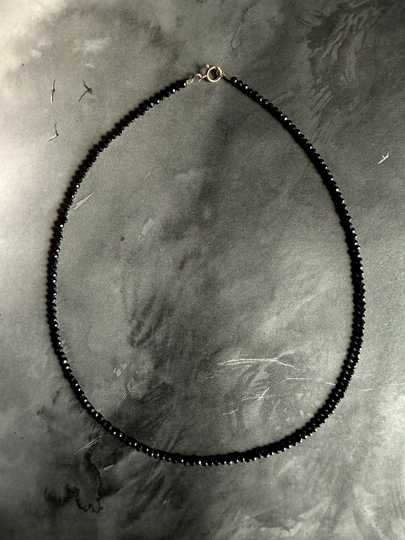 Onyx Beaded Necklace