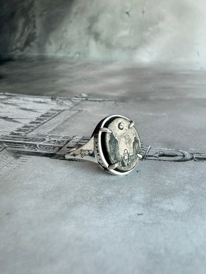 Willow Tree & Ghost Cameo Ring