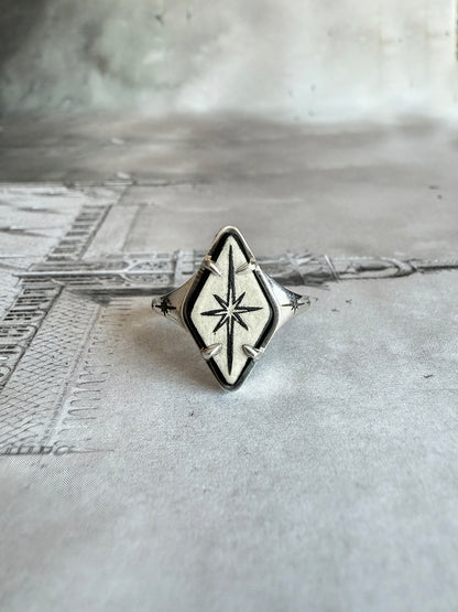 Starburst Cameo Ring