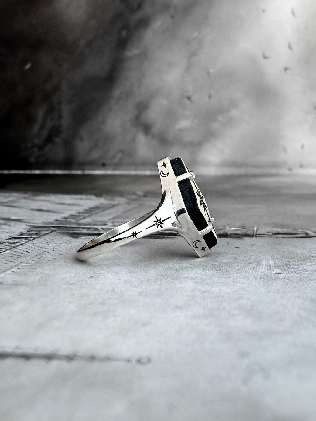 Starburst Cameo Ring