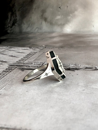 Starburst Cameo Ring