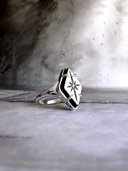 Starburst Cameo Ring