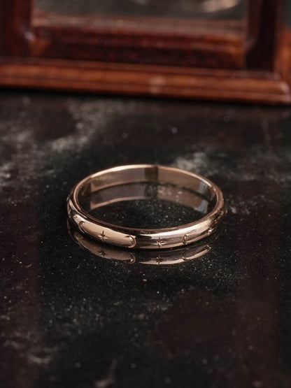Celestial Hand Engraved Band - 2.5mm