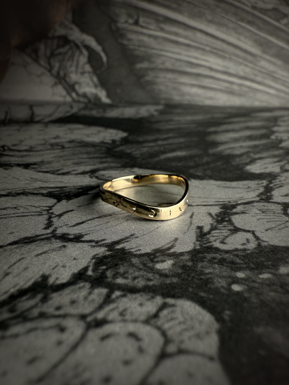 Celestial Tiara Curved Band