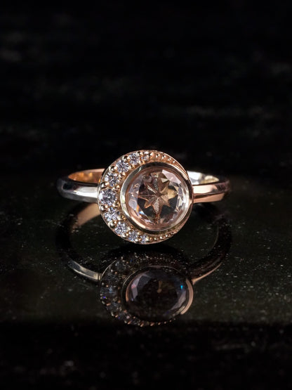 Diana Celestial Portrait Engagement Ring