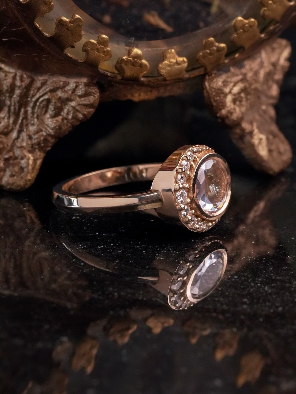 Diana Celestial Portrait Engagement Ring
