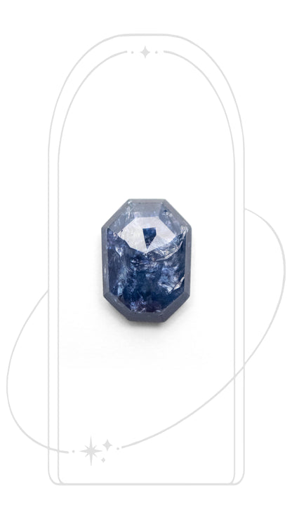 Emerald Cut Blue Sapphire