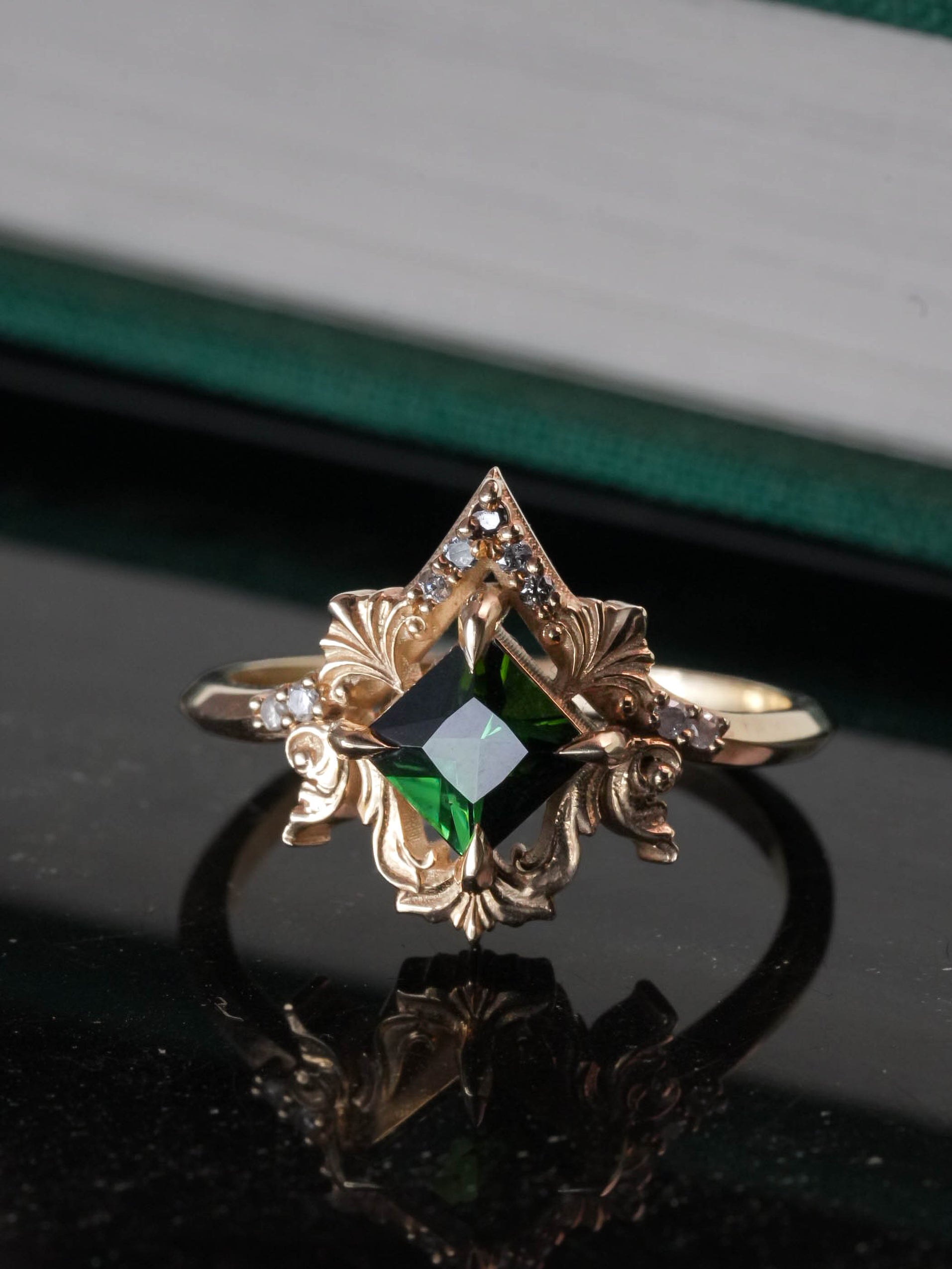 Faerie Tourmaline Ombre Ring