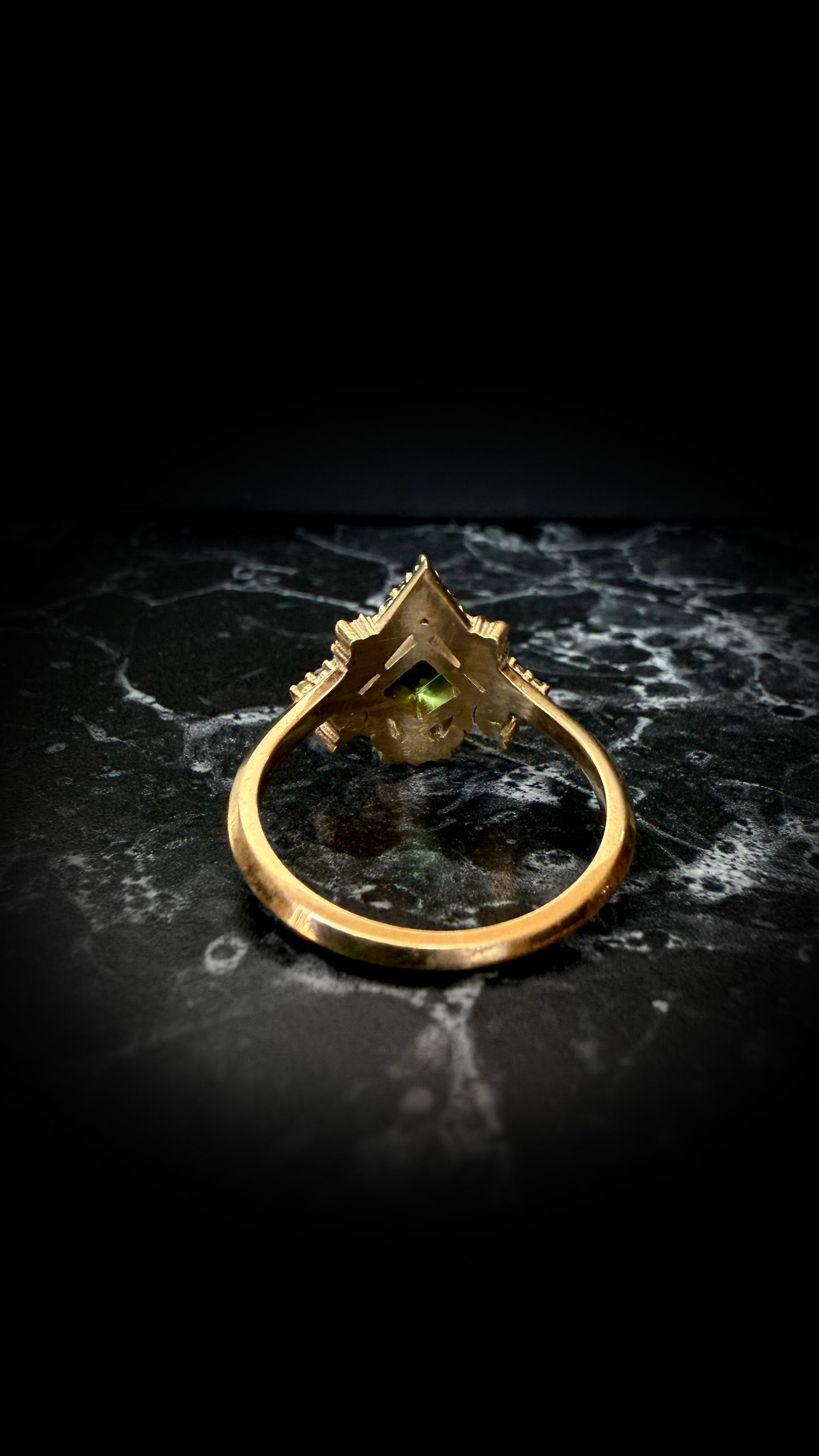 Faerie Tourmaline Ombre Ring