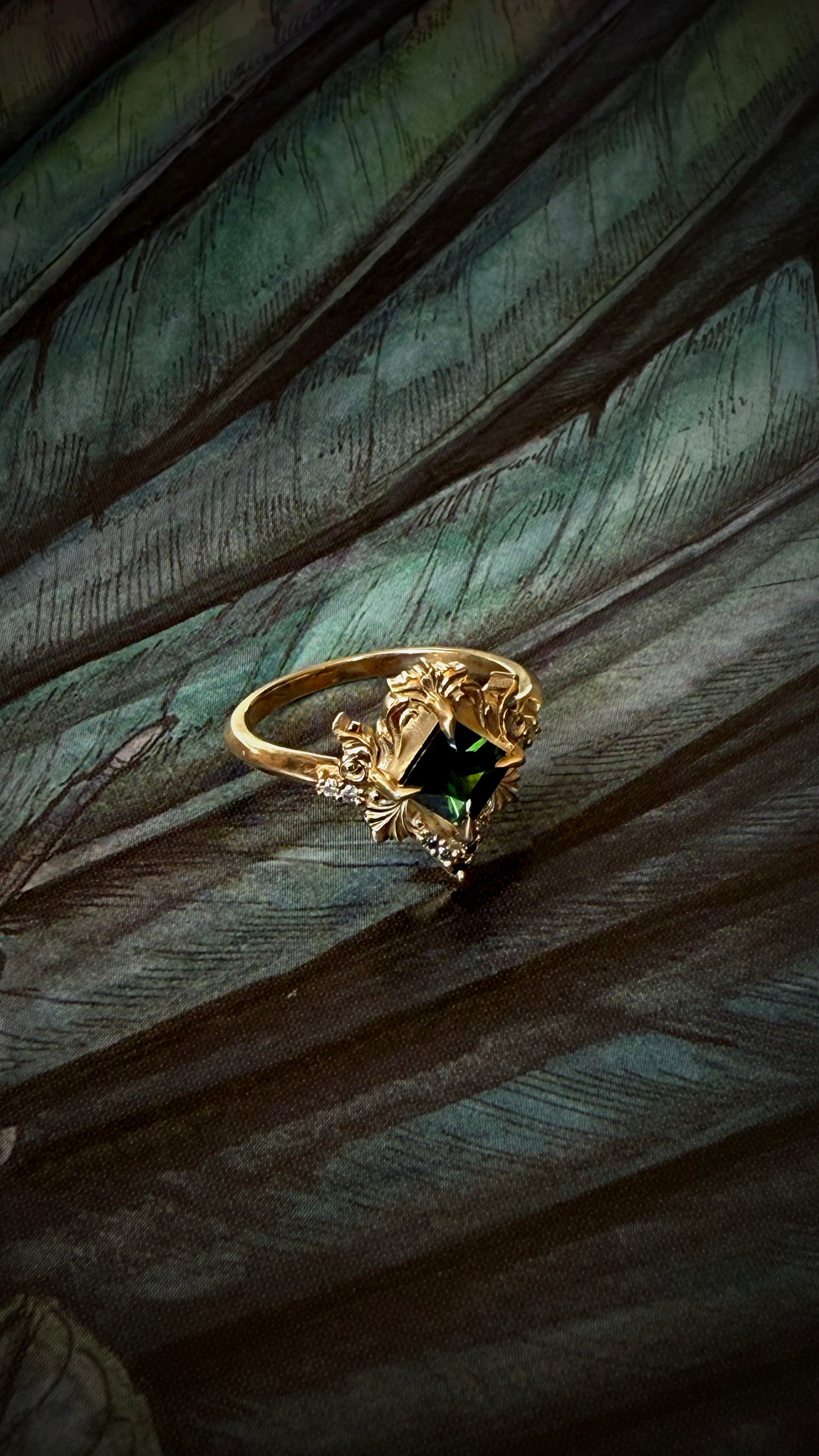 Faerie Tourmaline Ombre Ring