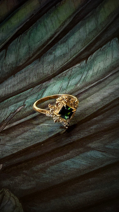 Faerie Tourmaline Ombre Ring