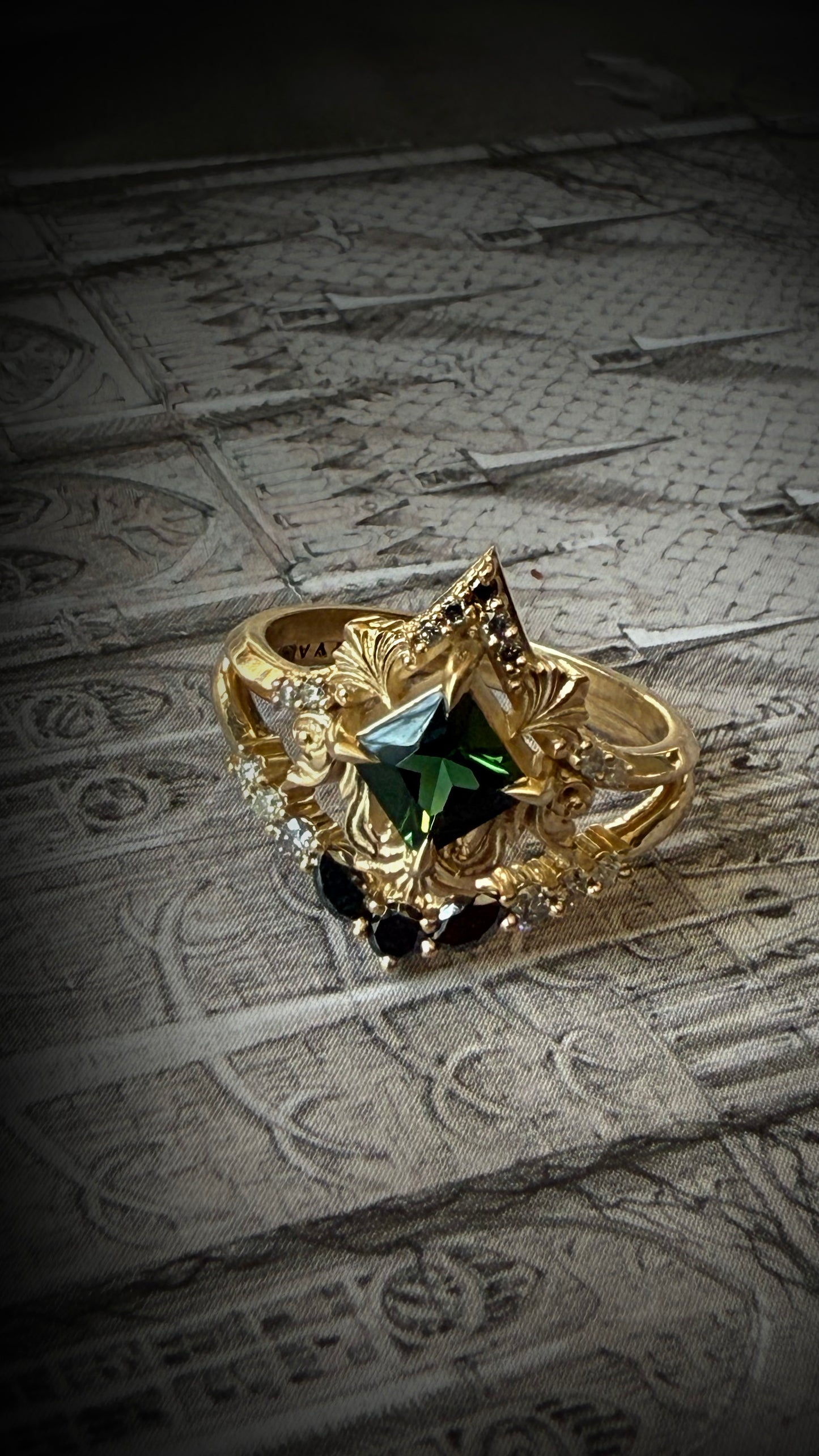 Faerie Tourmaline Ombre Ring