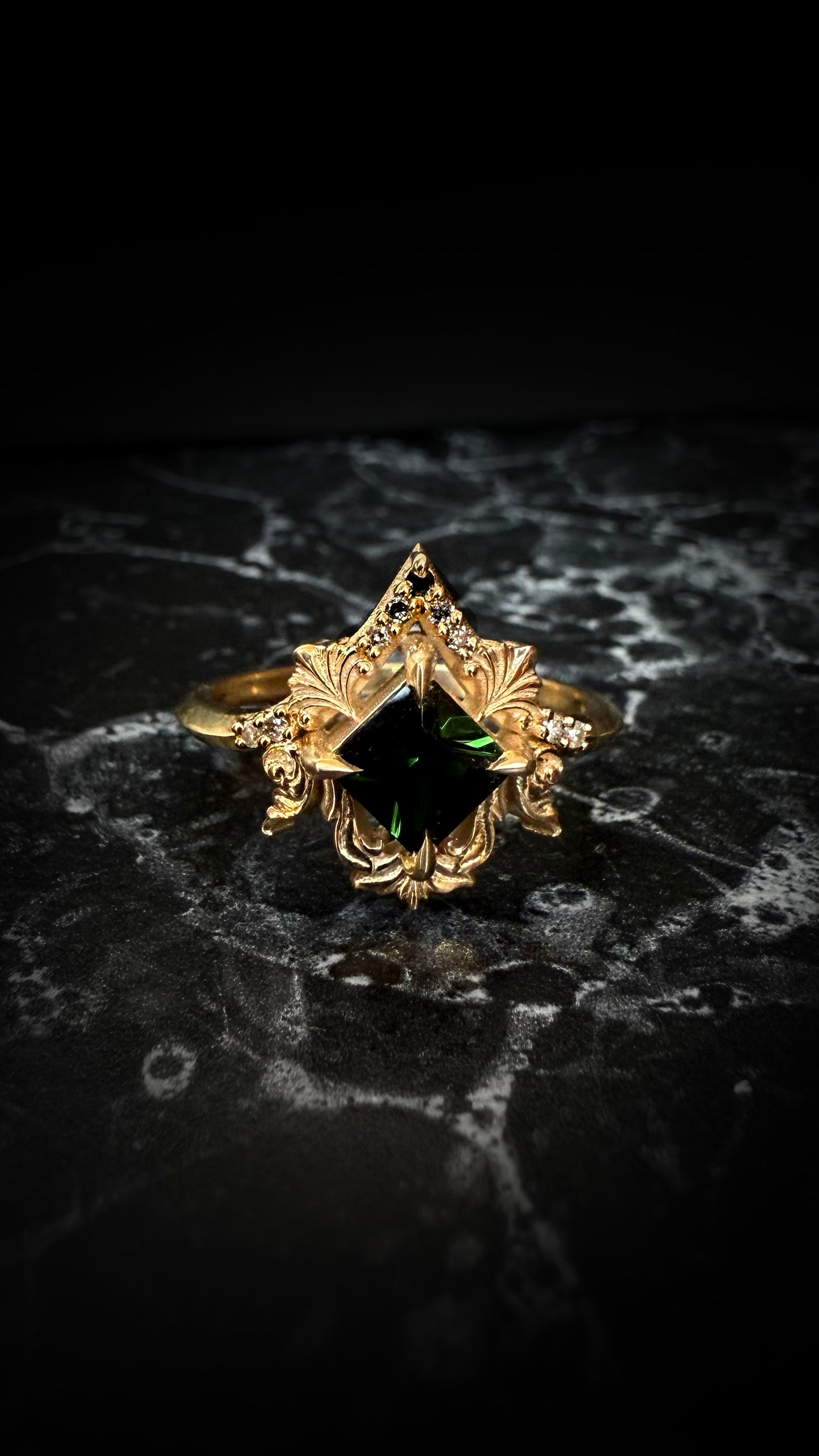 Faerie Tourmaline Ombre Ring