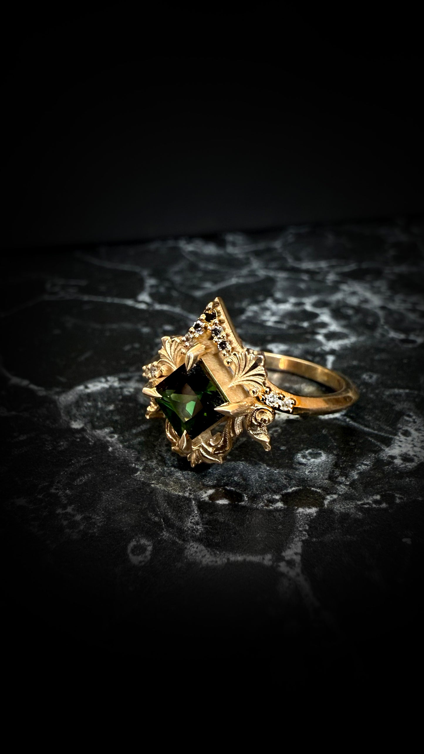Faerie Tourmaline Ombre Ring