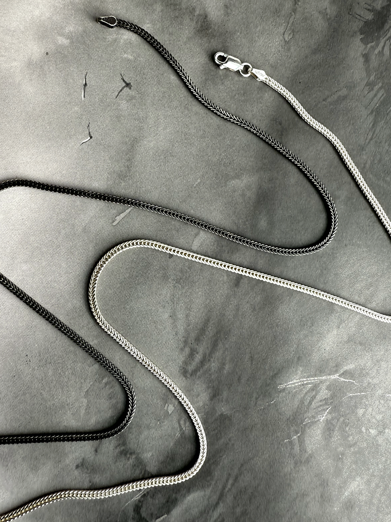 Foxtail Sterling Silver Chain