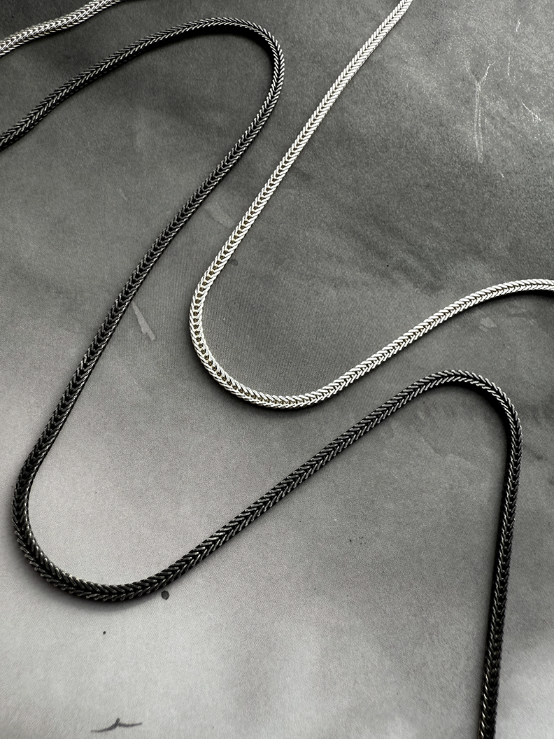 Foxtail Sterling Silver Chain