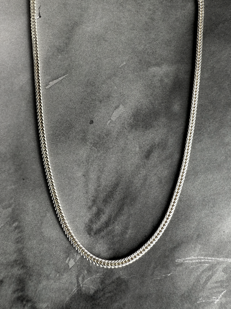 Foxtail Sterling Silver Chain