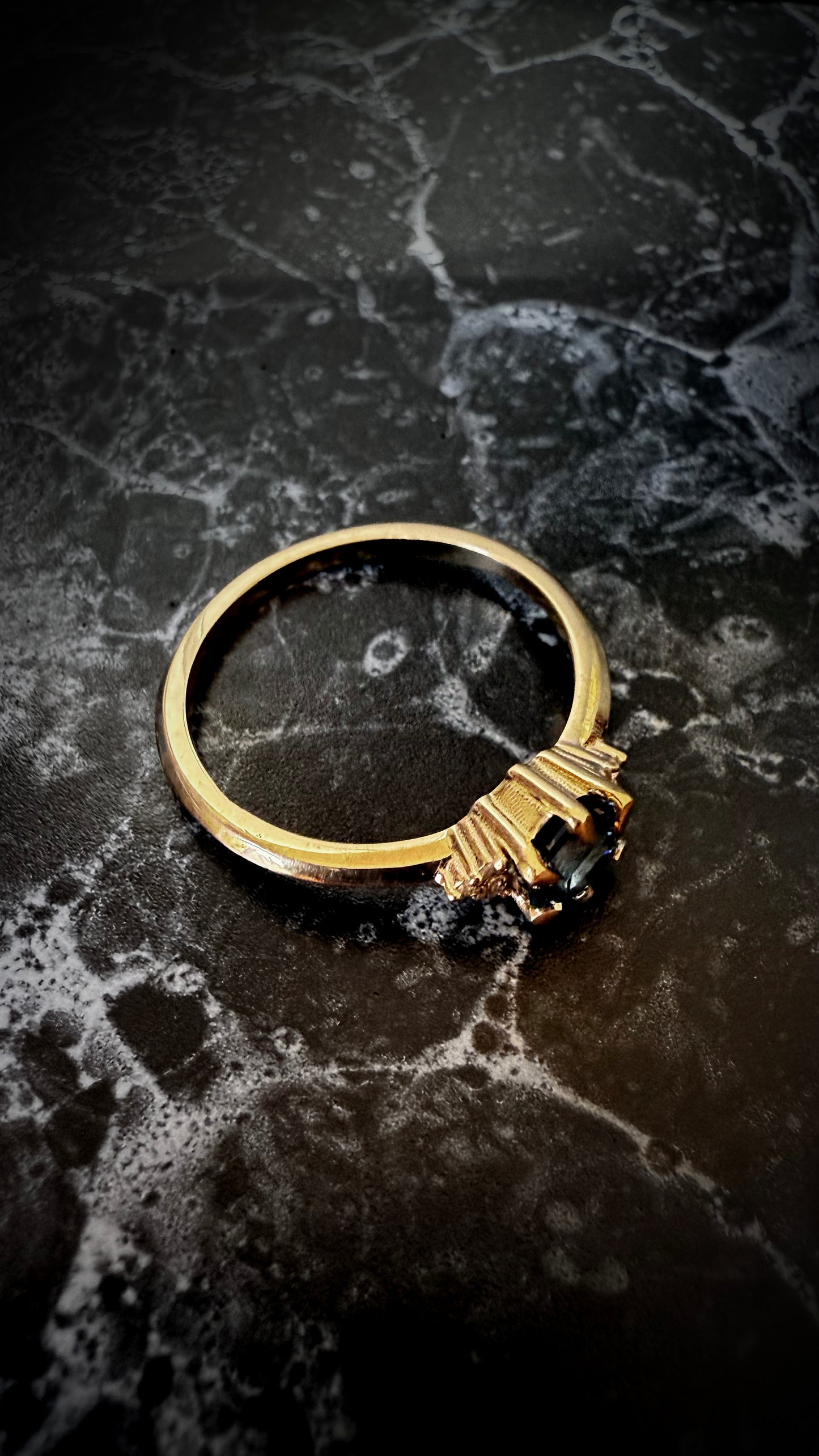 Jones Hex Montana Sapphire Ring