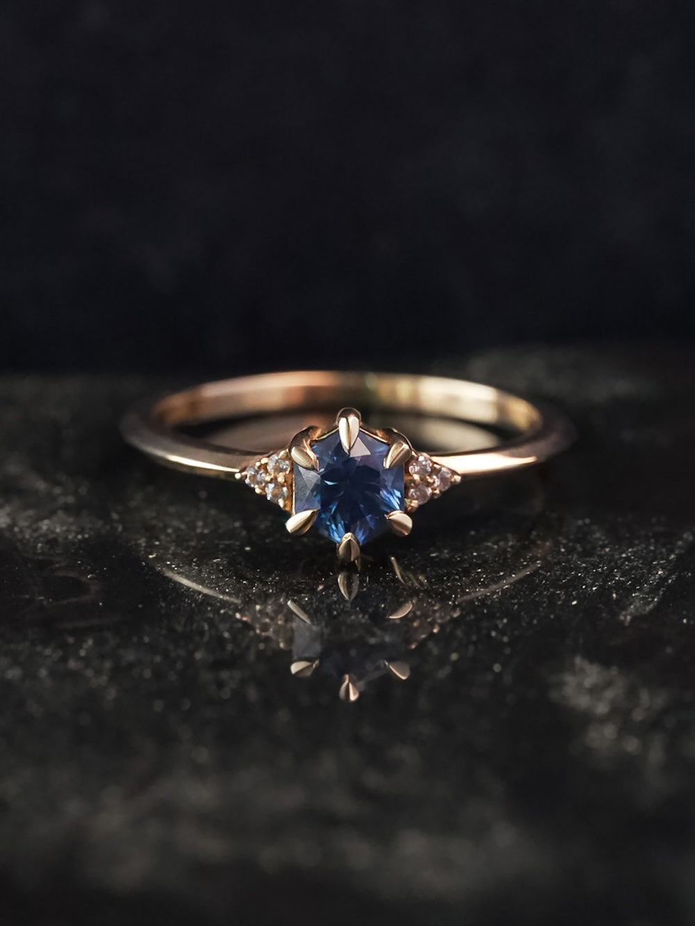 Jones Hex Montana Sapphire Ring