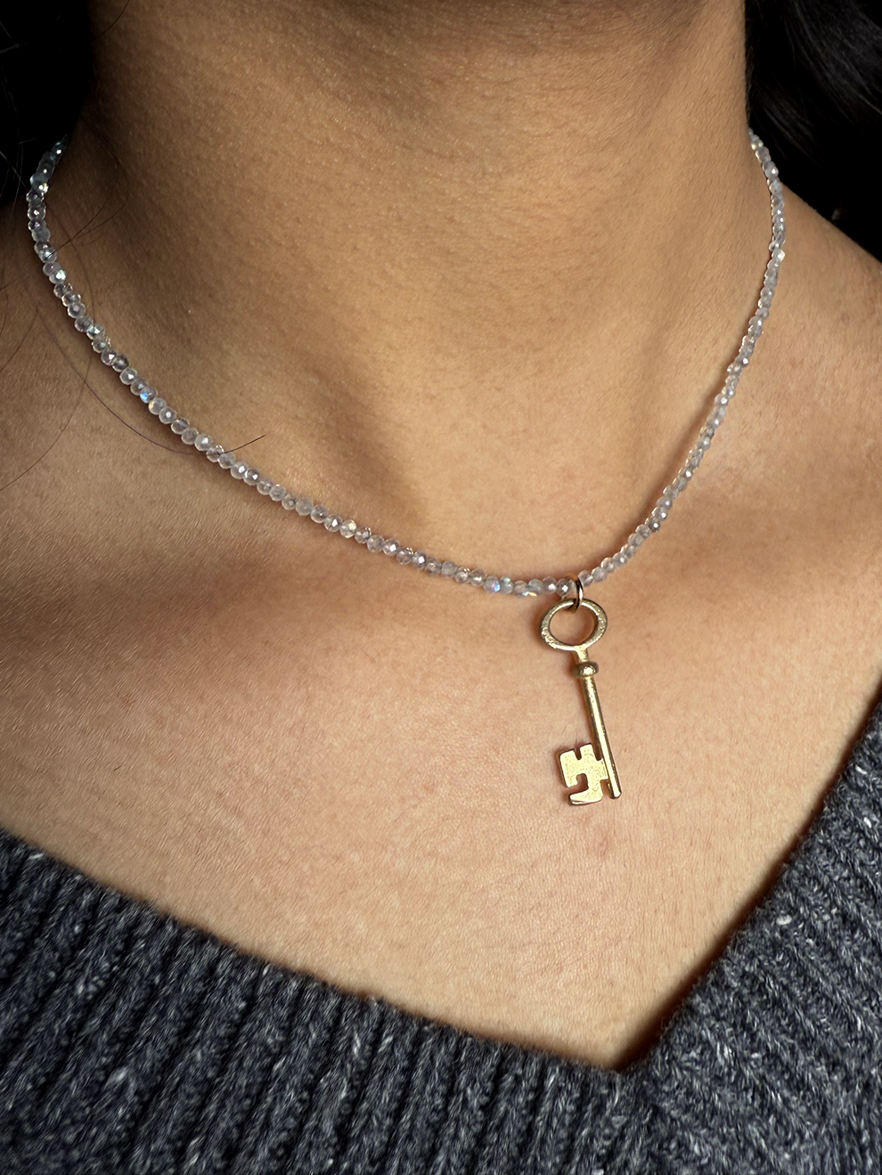 Labradorite Beaded Necklace