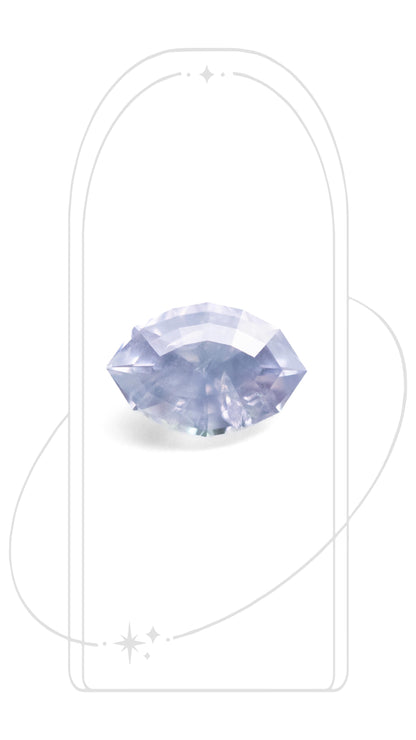 Geo Marquise Lavender Sapphire